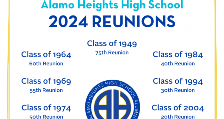 Upcoming Reunions for 2024!