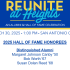 Join us at Reunite at Heights! Sponsorships and Underwriting now available!