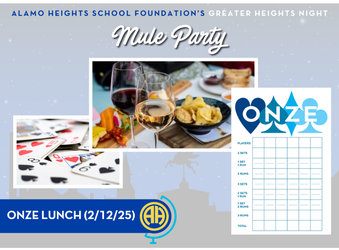 Greater Heights Night 2024 - Mule Party Auction - Onze Lunch on February 12th