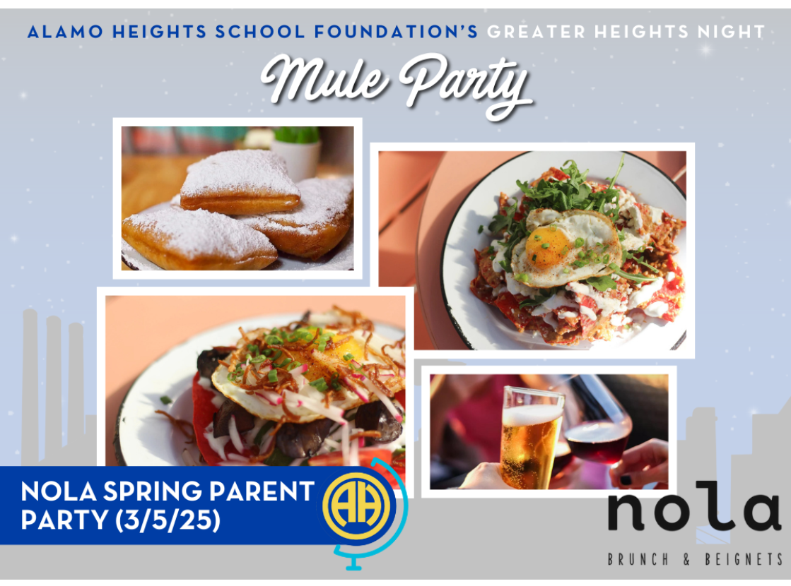 Greater Heights Night 2024 - Mule Party Auction - NOLA Spring Parent Party on March 5th
