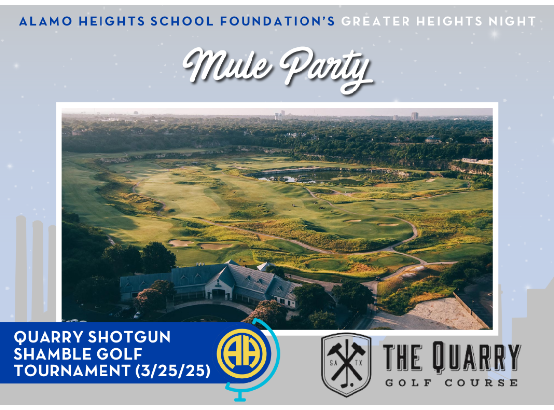 Greater Heights Night 2024 - Mule Party Auction - Quarry Shotgun Shamble Golf Tournament on March 25th