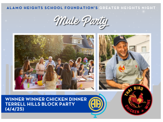 Heights Happenings Nov 11 - Mule Party and Silent Auction